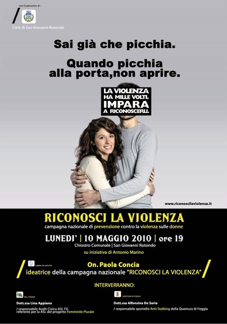 San Giovanni Rotondo NET - 'Riconosci la violenza'