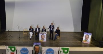 Bagno di folla per la “prima” del candidato sindaco Leonardo Maruzzi