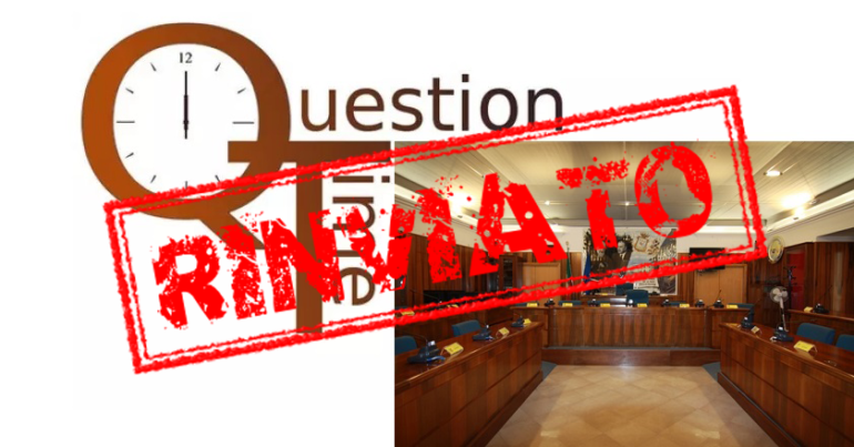 Convocazione Consiglio Comunale – Question Time