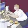 Mangiando al pc