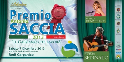 “Premio Antonio Saccia 2013”