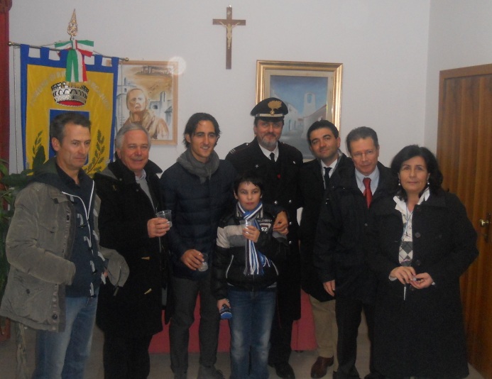 Cristian Agnelli inaugura il Presepe vivente di Rignano