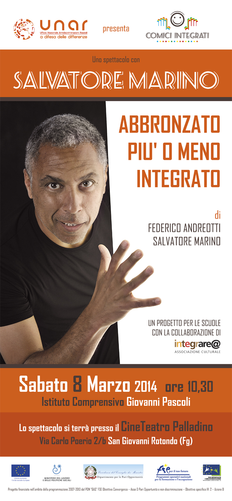 Abbronzato più o meno integrato - locandina