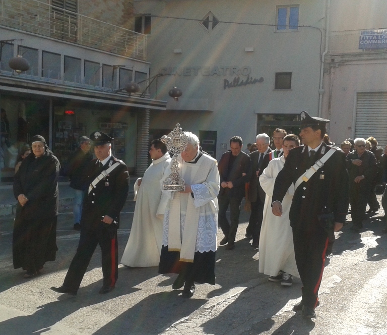 Giunte in città le reliquie di S.Giuseppe Moscati