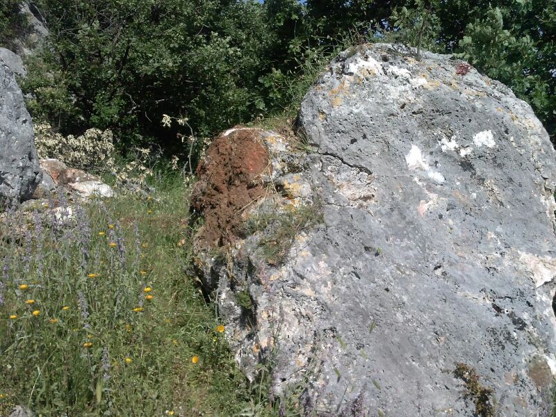 Masso si stacca dalla montagna in zona ‘Costa’