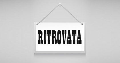 Ritrovata la donna scomparsa