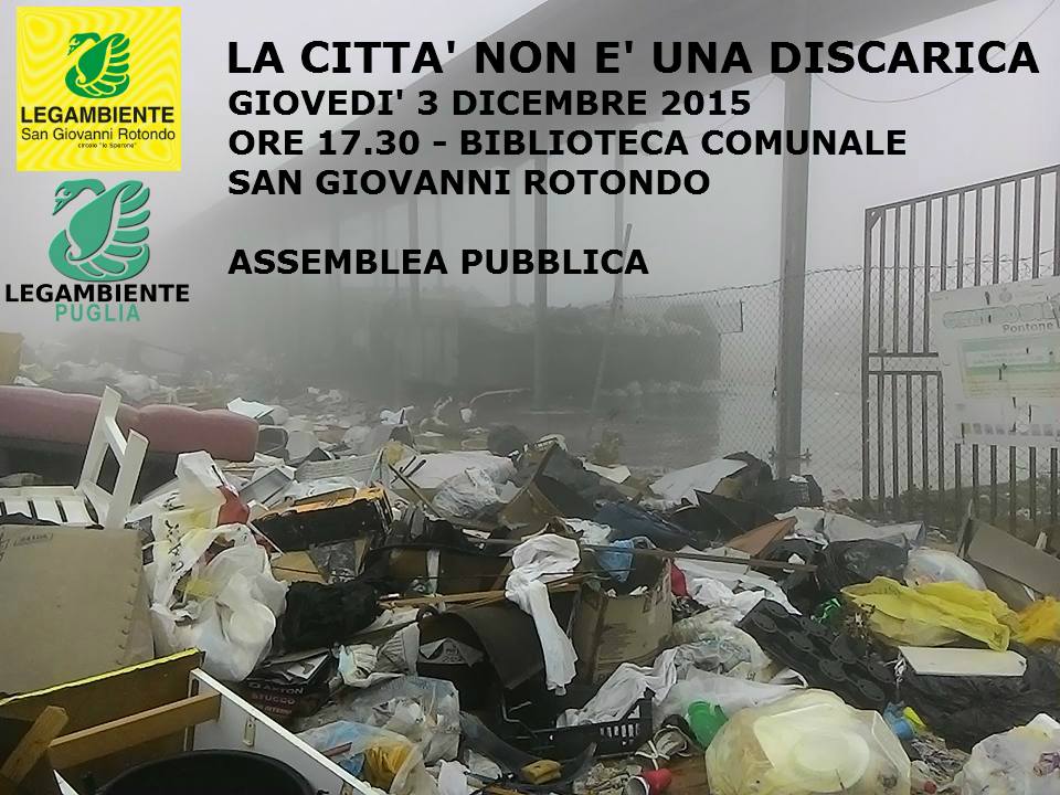 La città non è una discarica