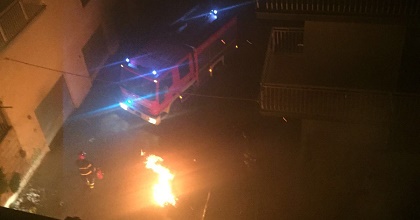 Ancora fiamme nella notte