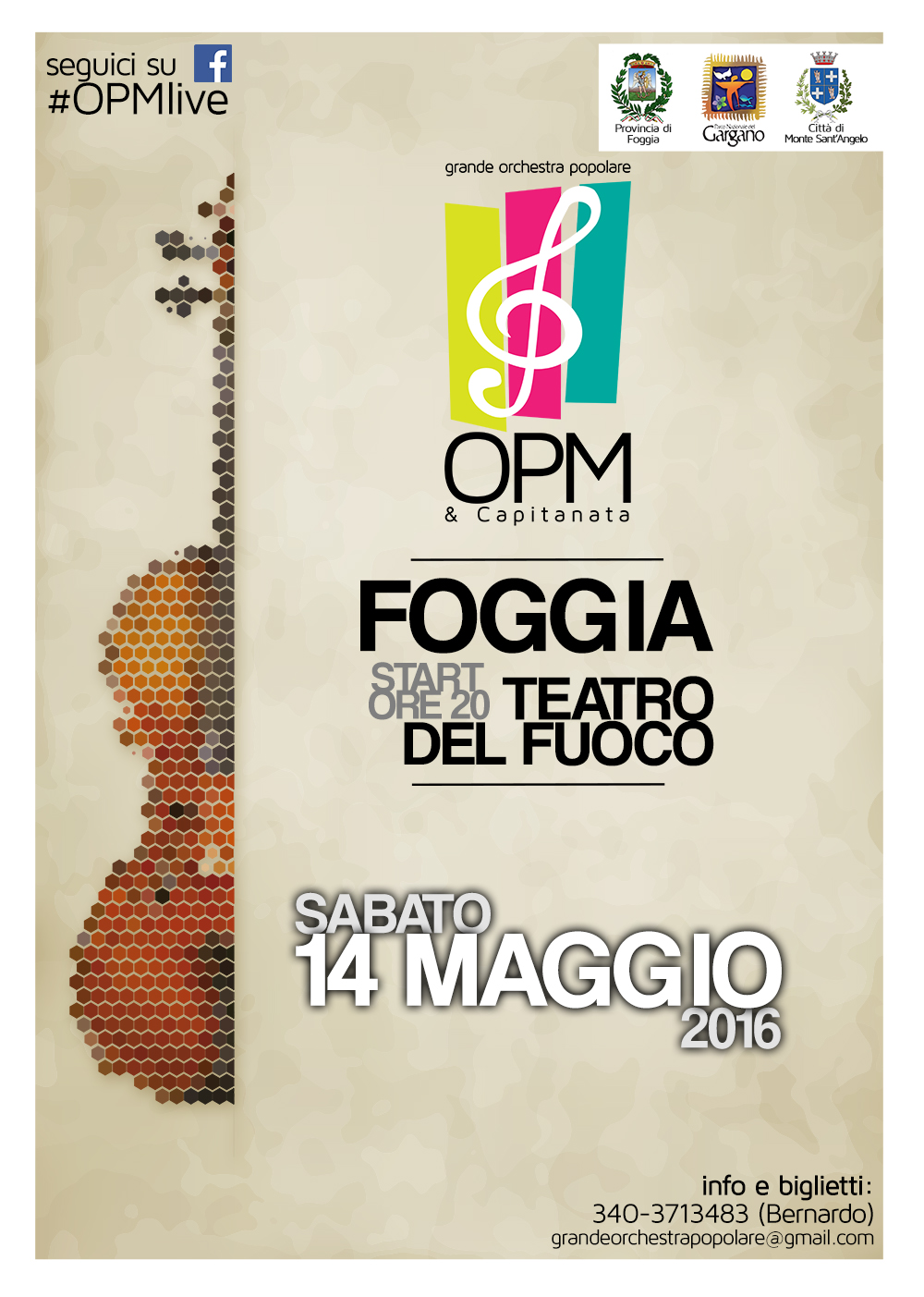 Grande Orchestra Popolare “OPM & Capitanata” - Locandina
