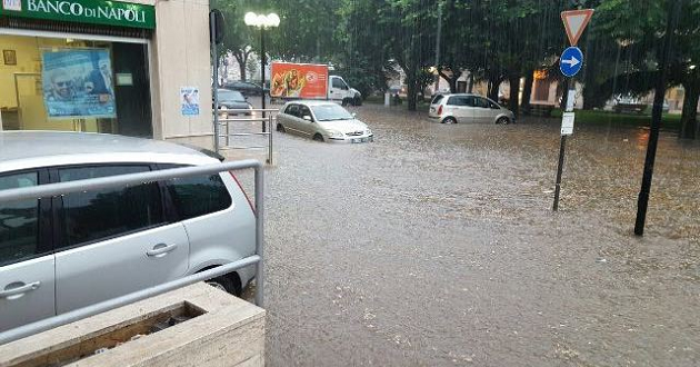 Nubifragio su San Giovanni Rotondo