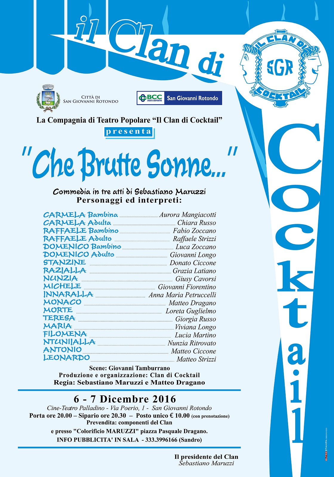 Clan di Cocktail - Che brutte sonne - locandina