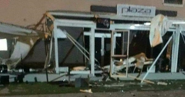 Esplosione al ‘Plaza’ nella notte