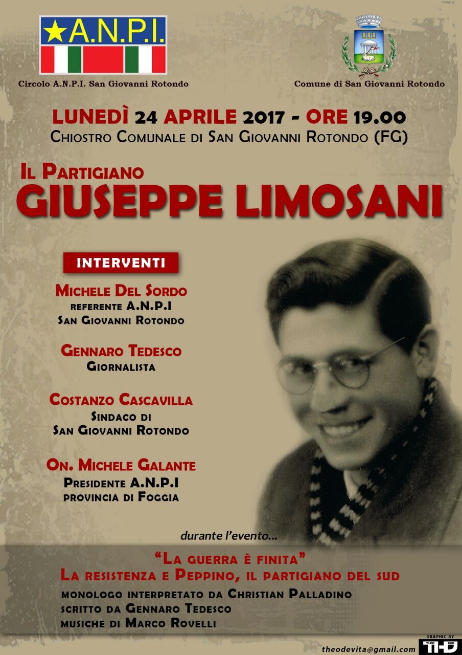 Ricordo del partigiano Giuseppe Limosani