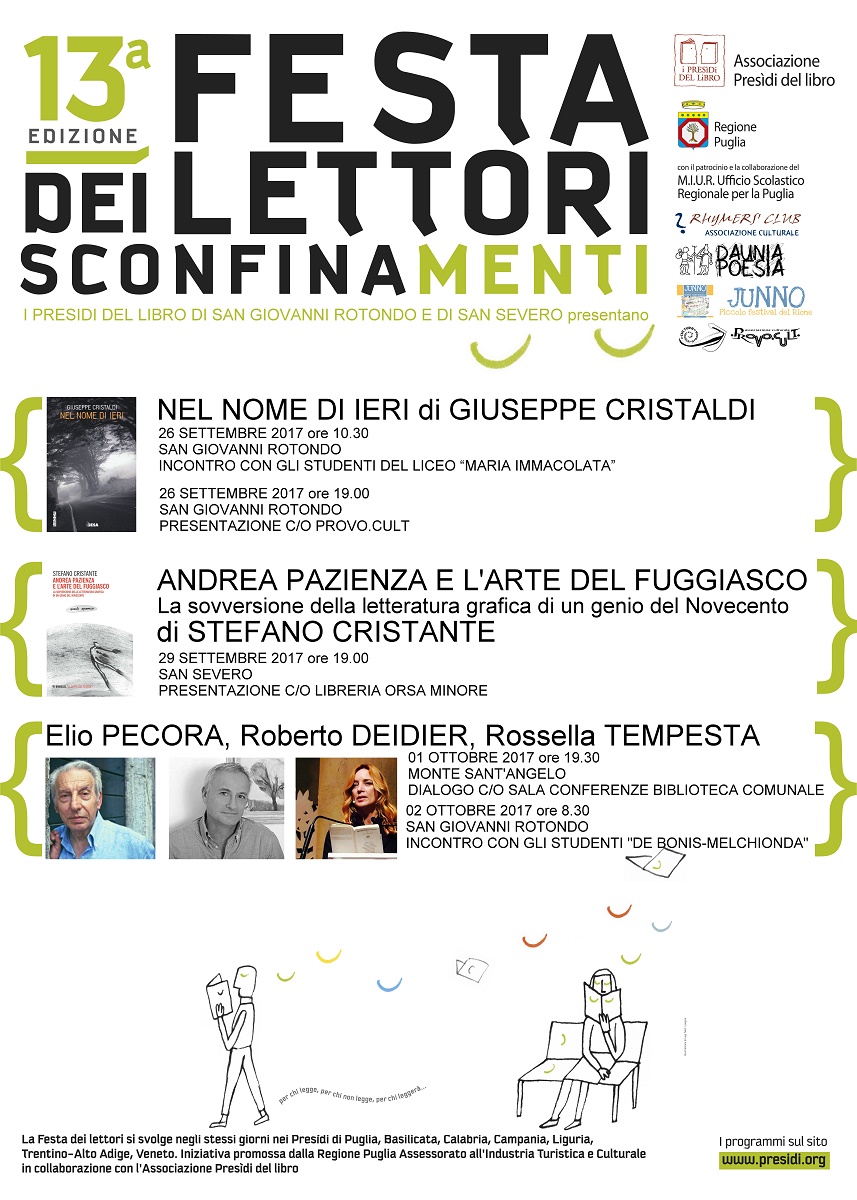 SconfinaMenti - Festa dei lettori - XIII edizione - locandina