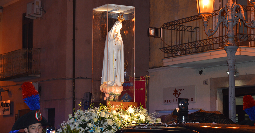 Arrivata in città la statua della Madonna di Fatima