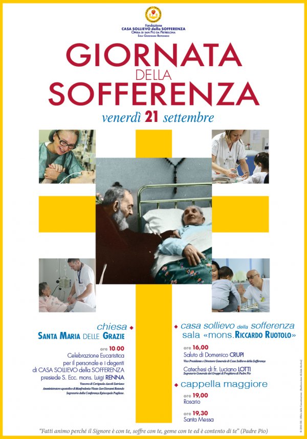Giornata della Sofferenza - 21 settembre 2018 - locandina