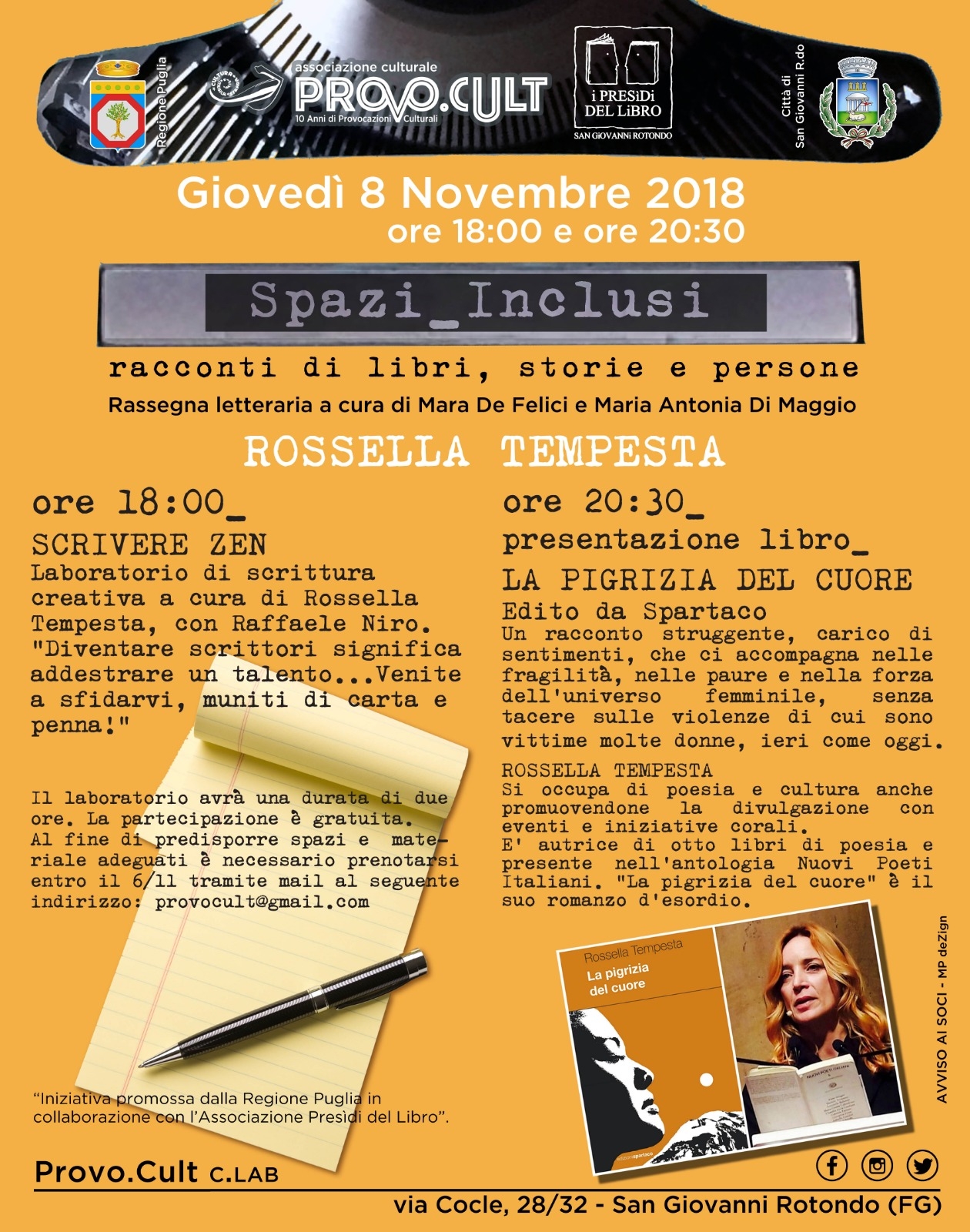 Spazi_Inclusi: racconti di libri, storie e persone - locandina