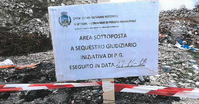 La Polizia Locale scopre discarica abusiva su terreno demaniale