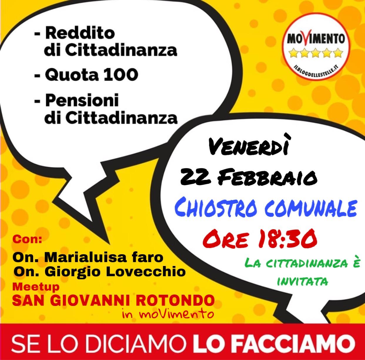 “Se lo diciamo lo facciamo” - locandina