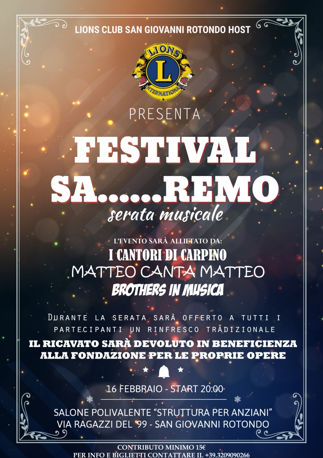 Festival di Sa…remo - locandina