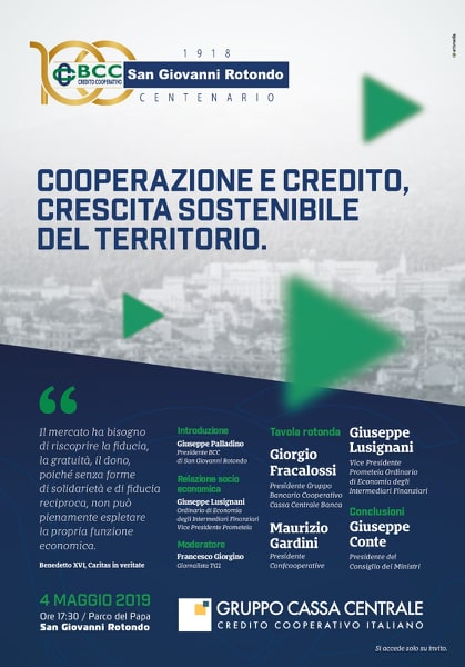 Chiusura Centenario BCC - locandina