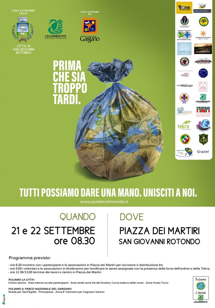 Puliamo il Mondo 2019 – Puliamo la Città&Puliamo il Parco – locandina