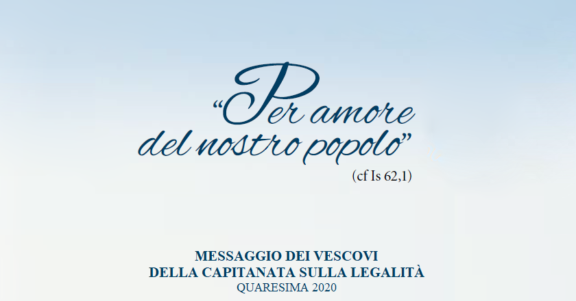 “Per amore del nostro popolo”