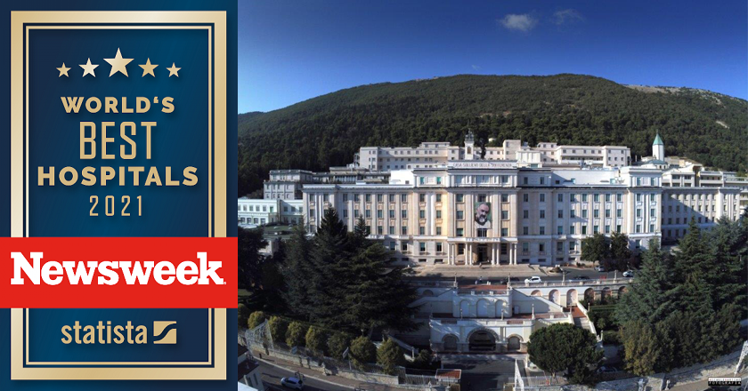 L’IRCCS Casa Sollievo della Sofferenza nei “Best Hospitals 2021”