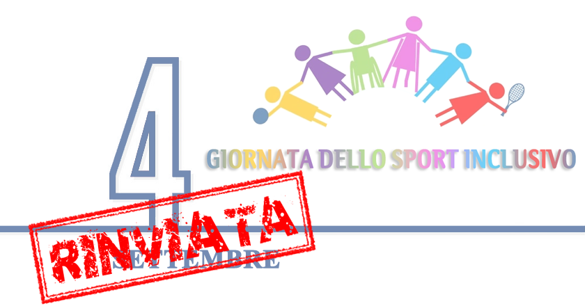Il maltempo ferma la prima Giornata dello sport inclusivo