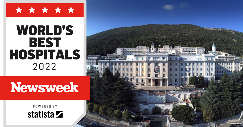 “World’s Best Hospitals 2022”, l’IRCCS Casa Sollievo della Sofferenza si riconferma primo ospedale della Puglia e del Sud Italia