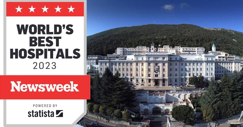 “World’s Best Hospitals 2023”, Casa Sollievo della Sofferenza primo ospedale del Sud Italia per il quarto anno consecutivo