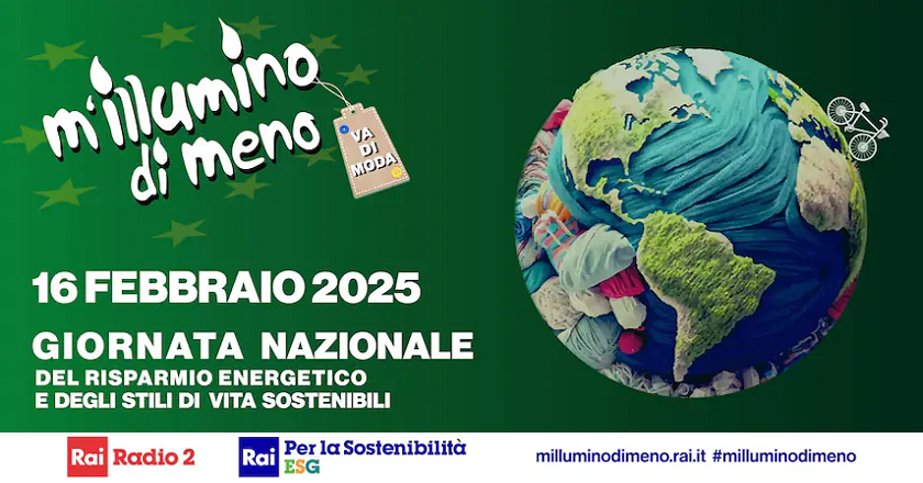 M’illumino di Meno 2025