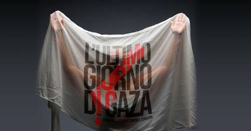 Il SUDARIO: un lenzuolo bianco per Gaza
