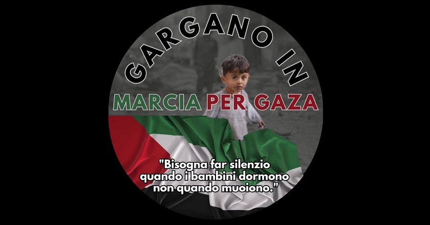 “Gargano in marcia per Gaza”
