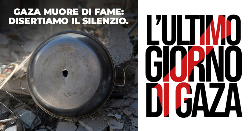 Facciamo rumore per Gaza, disertiamo il silenzio!