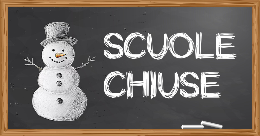 Scuole chiuse giovedì 8 gennaio