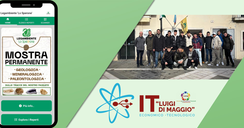 Gli studenti della 5ªC Informatica del “Di Maggio” firmano la nuova App di “Legambiente Lo Sperone”