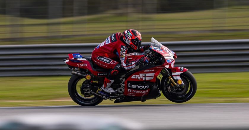 ‘Positive vibes’ per Michele Pirro nei primi test in sella alla Ducati 2026