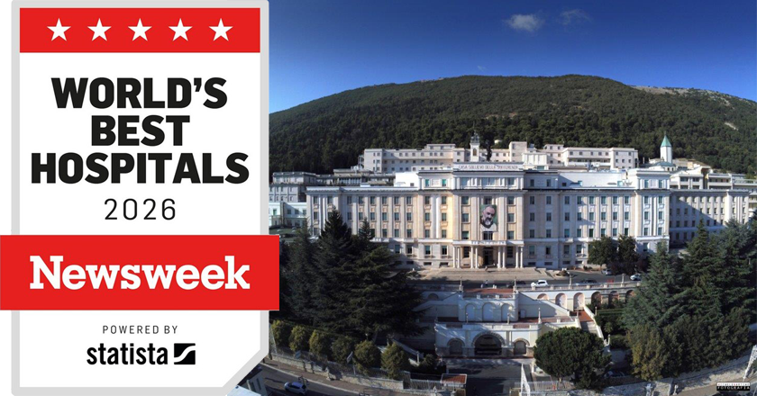 World’s Best Hospitals 2026, l’IRCCS Casa Sollievo della Sofferenza primo classificato tra gli ospedali del Sud Italia