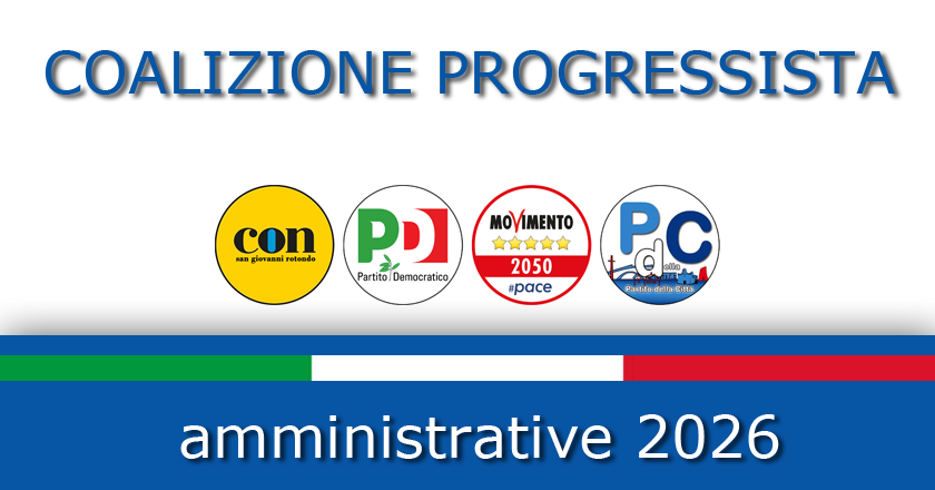San Giovanni Rotondo: con la Coalizione Progressista si prepara il “campo largo”