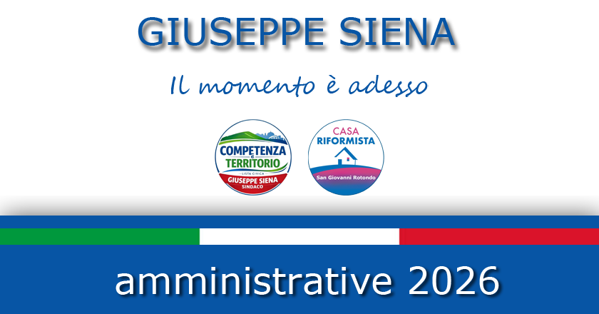 Amministrative 2026: Giuseppe Siena si presenta alla città