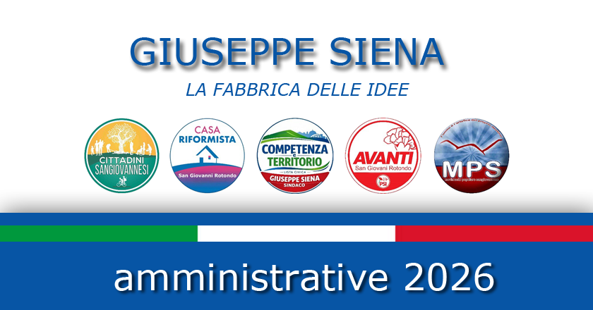 Amministrative 2026: anche Giuseppe Siena in corsa per Palazzo di Città