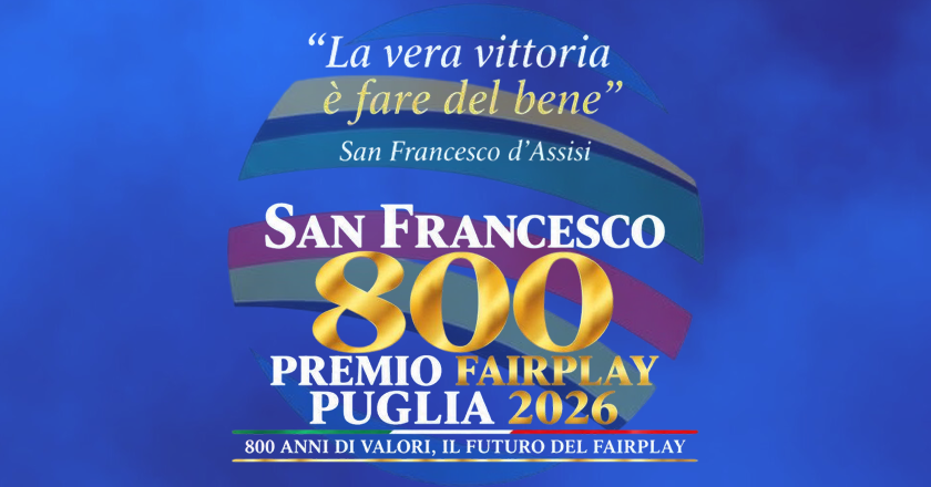 San Francesco 800 – Premio FairPlay Puglia 2026